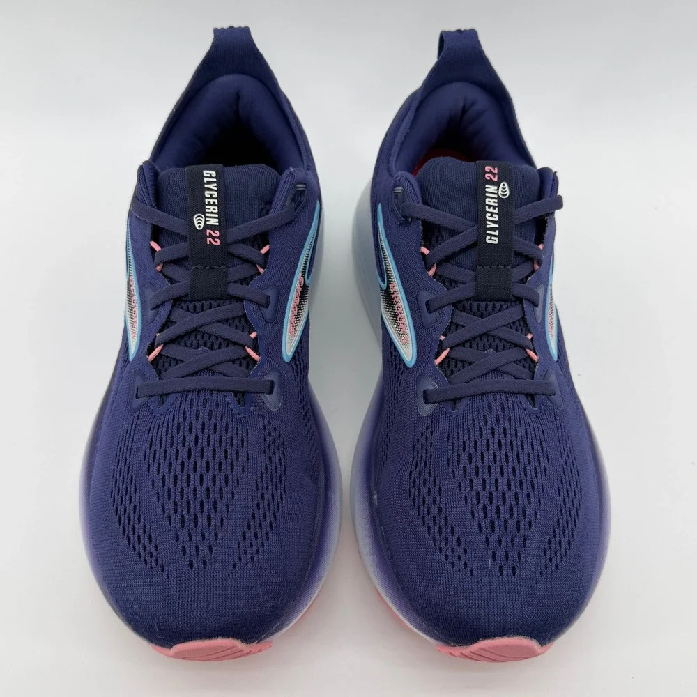 Brooks Glycerin 22 Women's 10.5B Blue Ribbon Peacoat Dianthus Road Running Shoe